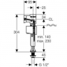 Клапан Geberit Impuls 340 136.726.00.1