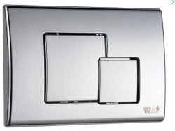 Кнопка для инсталляции WeltWasser WW MAR 507 SE квадратная  хром глянец.