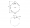 Полотенцедержатель Bemeta Omega 104104062