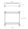 Полка Bemeta Omega 104202122
