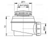 Сифон для поддона Alca Plast A47CR-50
