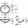 Раковина Roca Aloa 327865000 врезная