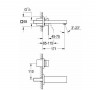 Смеситель для раковины Grohe Eurocube 19895000 настенный