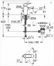 Смеситель для раковины Grohe BauFlow с донным клапаном S-Size 23751000 для раковины хром.