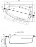 Ванна Cersanit Joanna 150*95 правая