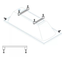 Комплект ног для прямоугольных акриловых ванн Cezares LEG-KIT-100