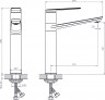 Смеситель для кухонной мойки  RUSH Bering (BE5535-22)