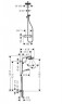 Душевая система Hansgrohe Crometta 160 1jet Showerpipe 27264400