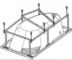 Монтажный комплект к ванне Santek  Ибица XL 1WH112427 160*100