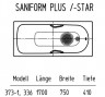 Ванна стальная Kaldewei Saniform Plus 170х75 1126.3000.3001