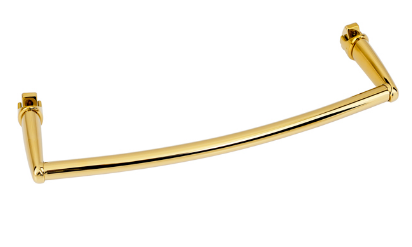 Полка Стилье Towel Bar Curved гнутая 370мм золото