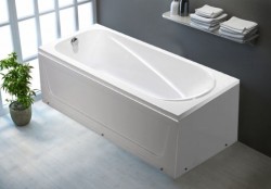 Ванна акриловая  WeltWasser WW  HB  OKER 150/75 WT   Белая 150*75*55.    