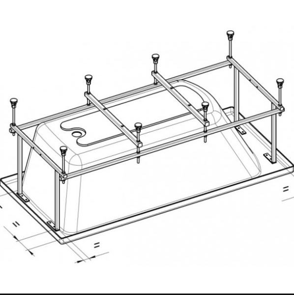 Монтажный комплект Roca Hall 170Х75