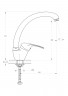 Смеситель для кухонной мойки RUSH Corsica (CO4240-22)
