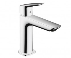 Смеситель Hansgrohe Logis для раковины, однорычажный, 110 Fine, со сливным гарнитуром 71251000