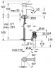 Смеситель для раковины GROHE BauClassic с донным клапаном, хром (23161000)