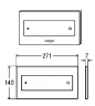 Клавиша смыва Viega Visign for Style 12 596743